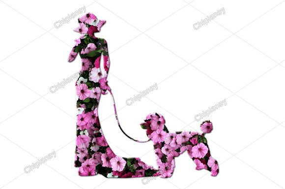 Charming Dog Pet Mother Mom Floral Designs