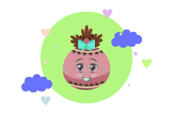 Cute Christmas Ball Kawaii Decor Floral Cloud