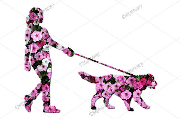 Discover the Charm of Dog Pet Girl Flowers Floral Designs