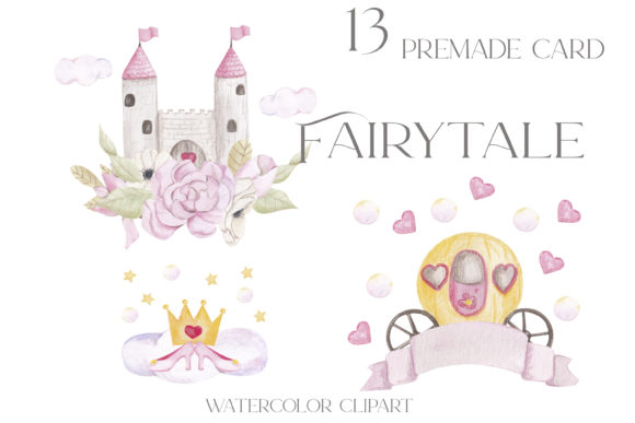 Discover the Magic of Fairytale Clipart and Watercolor Baby Girl Collections