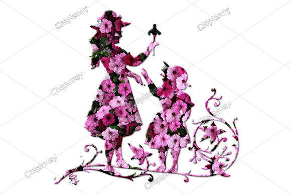 Embrace the Charm of Mother Kid Love Flowers Floral Designs