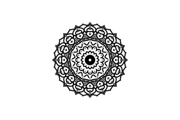 Explore the Beauty of Mandala Black Floral