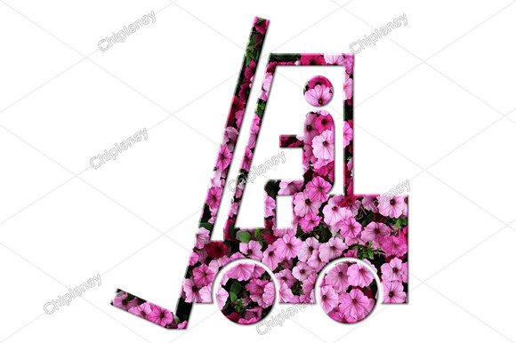 Unique Forklift Heavy Equipment Floral Designs