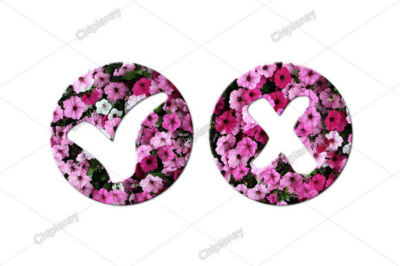 Yes No Checkmark Flowers: A Versatile Floral Design